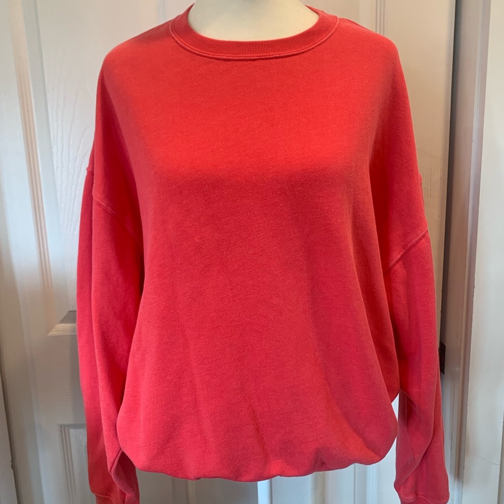 PINK Victoria's Secret Vibrant Red Fleece